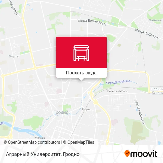 Карта Аграрный Университет