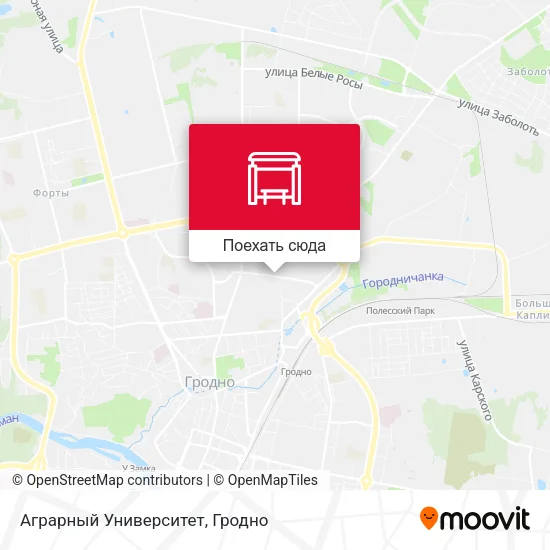 Карта Аграрный Университет