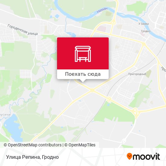 Карта Улица Репина