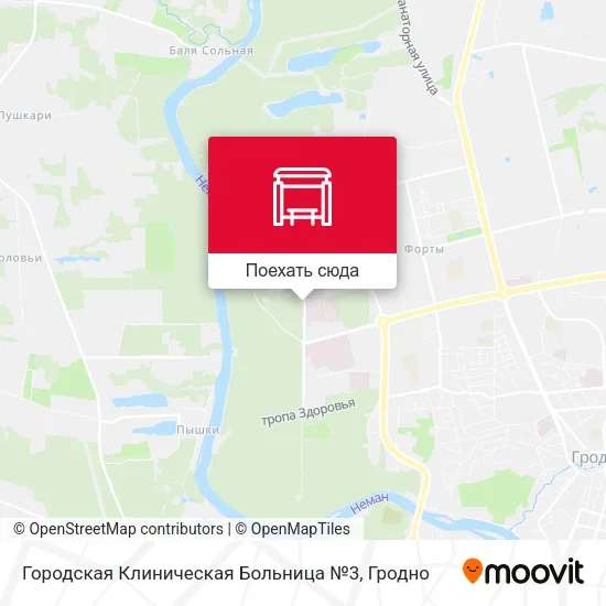 Карта Городская Клиническая Больница №3