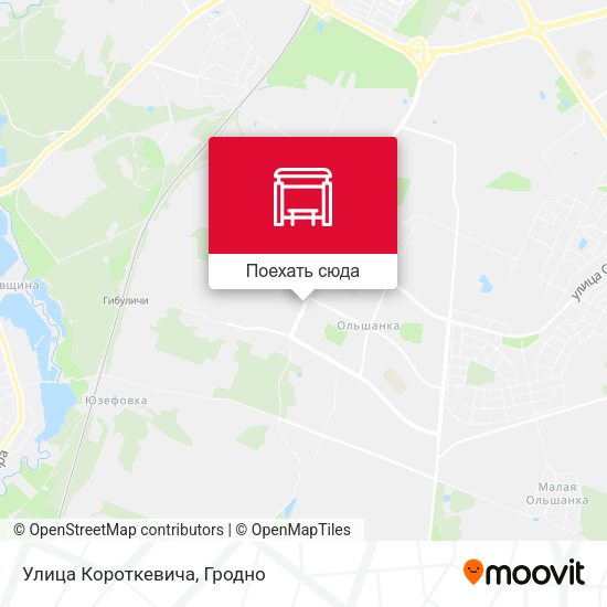 Карта Улица Короткевича