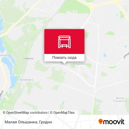 Карта Малая Ольшанка