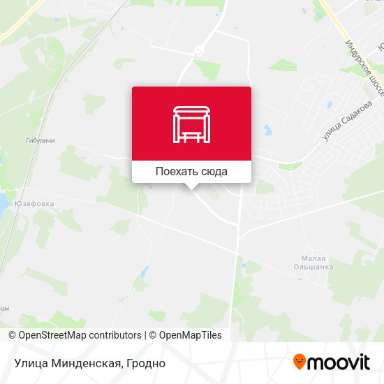 Карта Улица Минденская