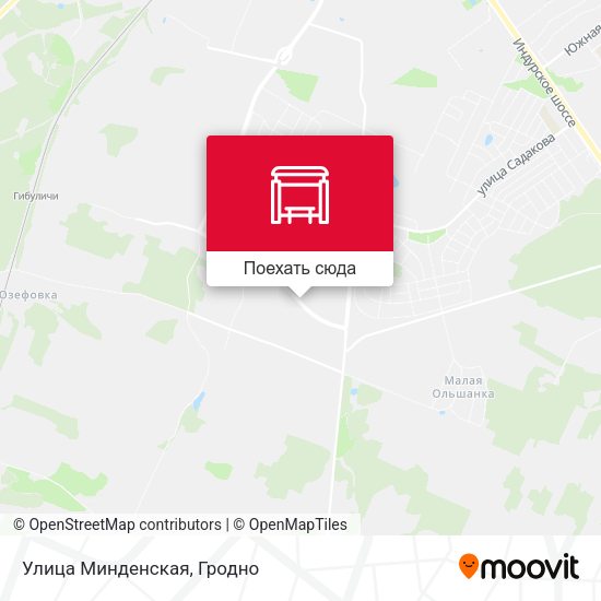 Карта Улица Минденская