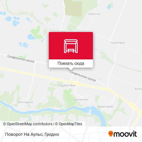 Карта Поворот На Аульс