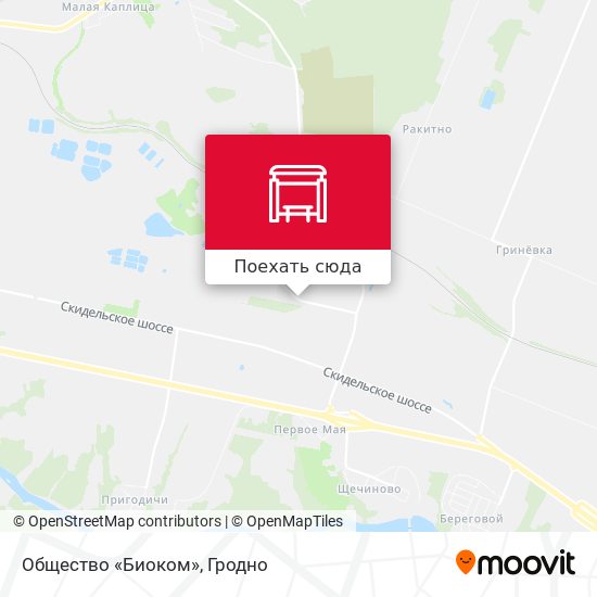 Карта Общество «Биоком»