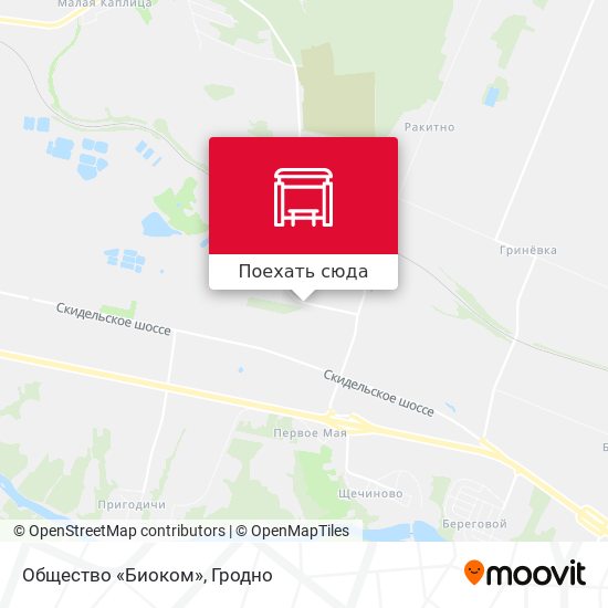 Карта Общество «Биоком»