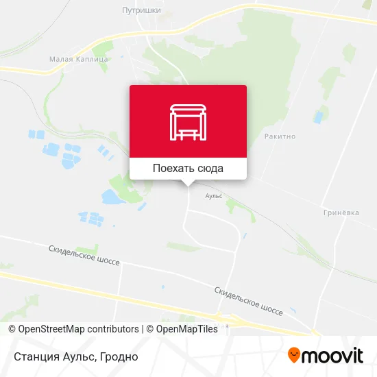 Карта Станция Аульс
