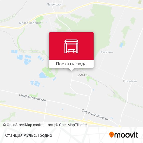 Карта Станция Аульс
