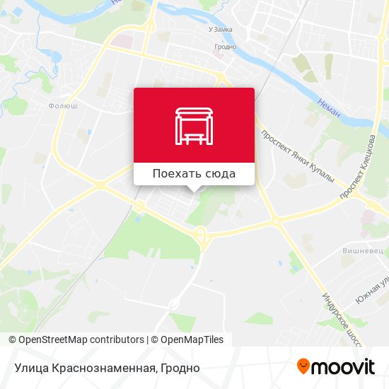 Карта Улица Краснознаменная