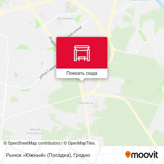 Карта Рынок «Южный» (Посадка)