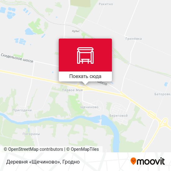 Карта Деревня «Щечиново»