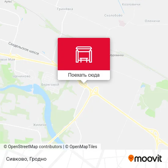 Карта Сивково