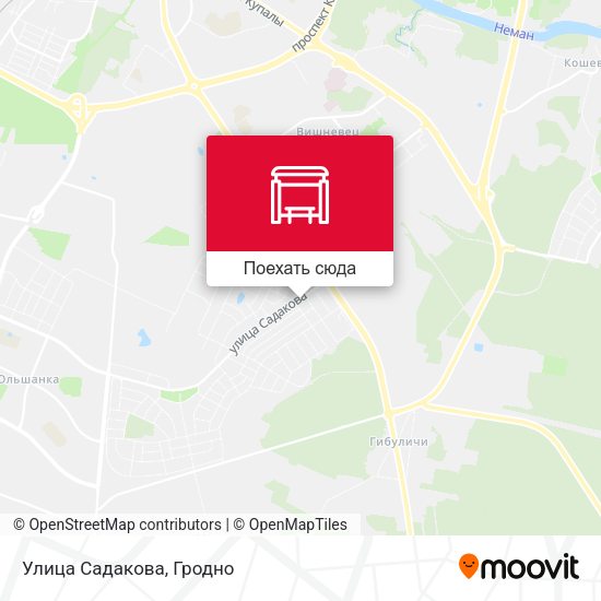 Карта Улица Садакова