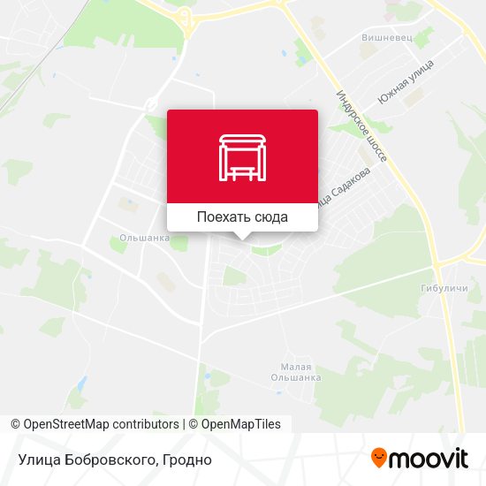 Карта Улица Бобровского