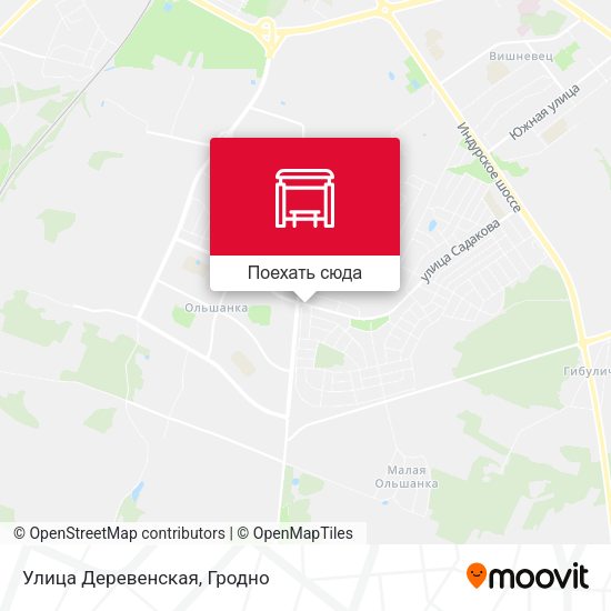 Карта Улица Деревенская