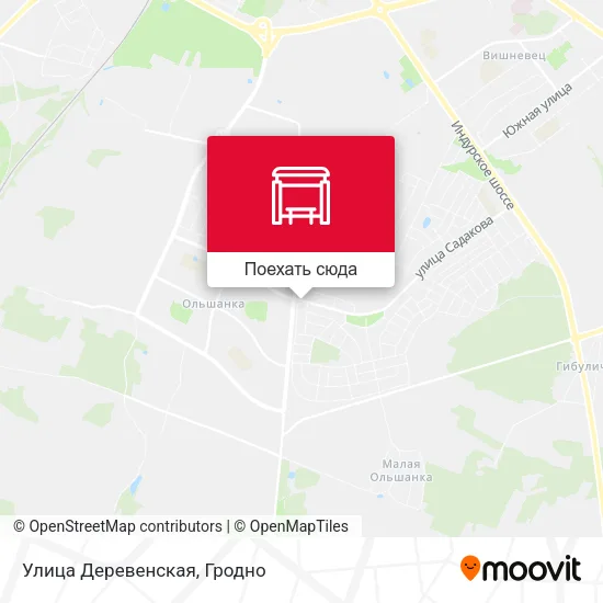 Карта Улица Деревенская