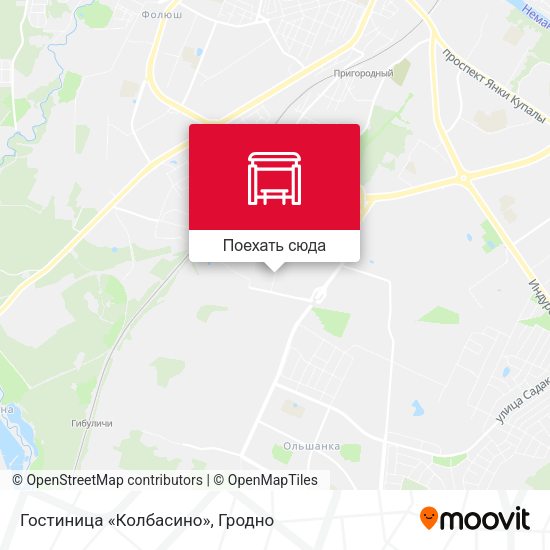 Карта Гостиница «Колбасино»