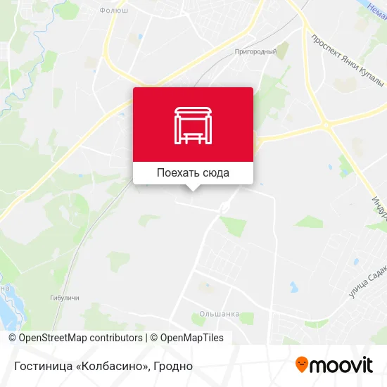 Карта Гостиница «Колбасино»