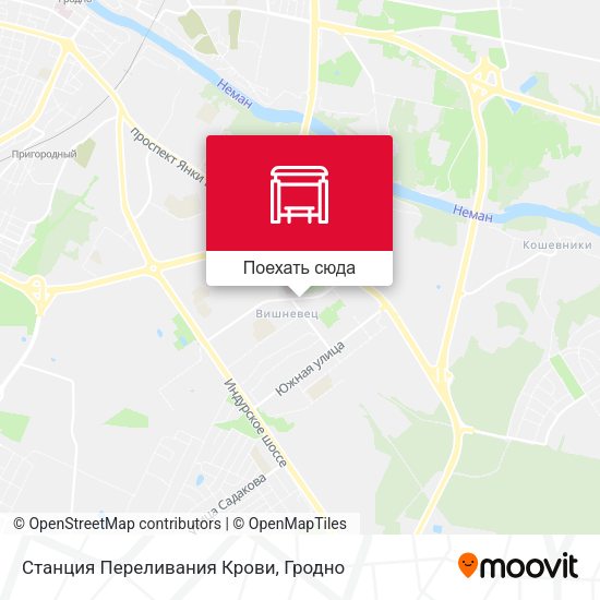 Карта Станция Переливания Крови