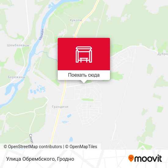 Карта Улица Обрембского