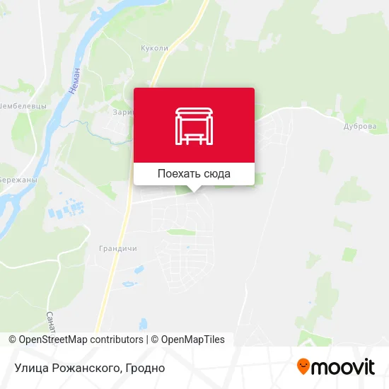 Карта Улица Рожанского