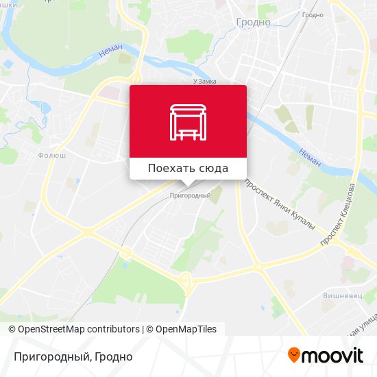 Карта Пригородный