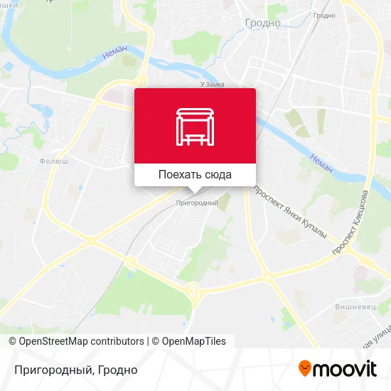 Карта Пригородный