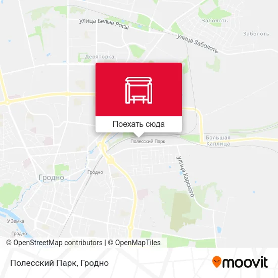 Карта Полесский Парк