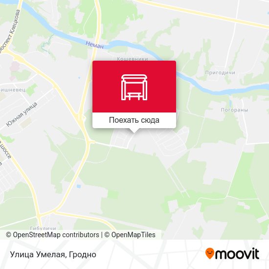 Карта Улица Умелая