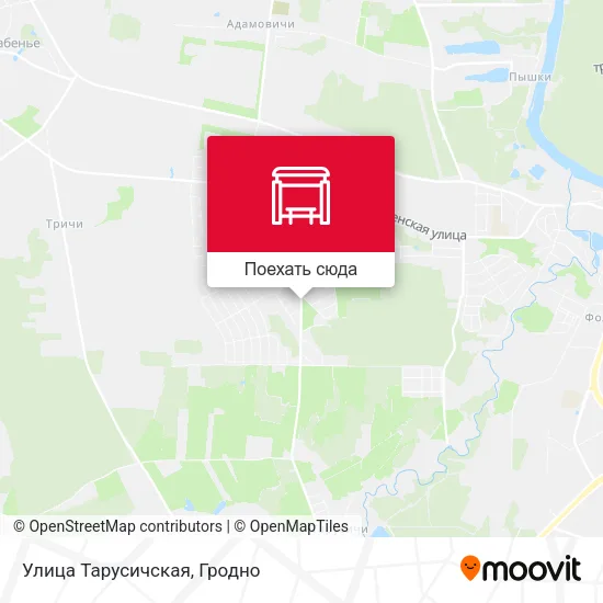 Карта Улица Тарусичская