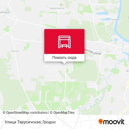 Карта Улица Тарусичская