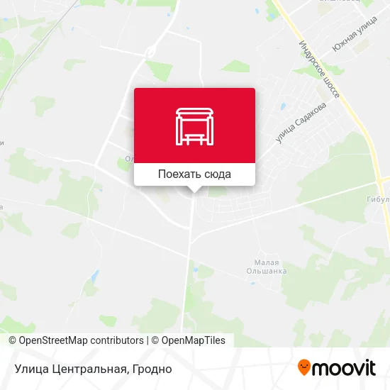 Карта Улица Центральная