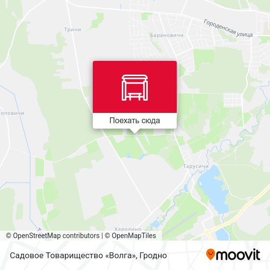 Карта Садовое Товарищество «Волга»