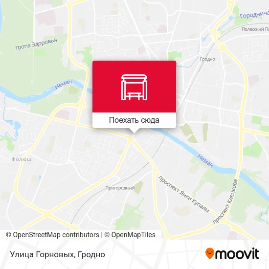 Карта Улица Горновых
