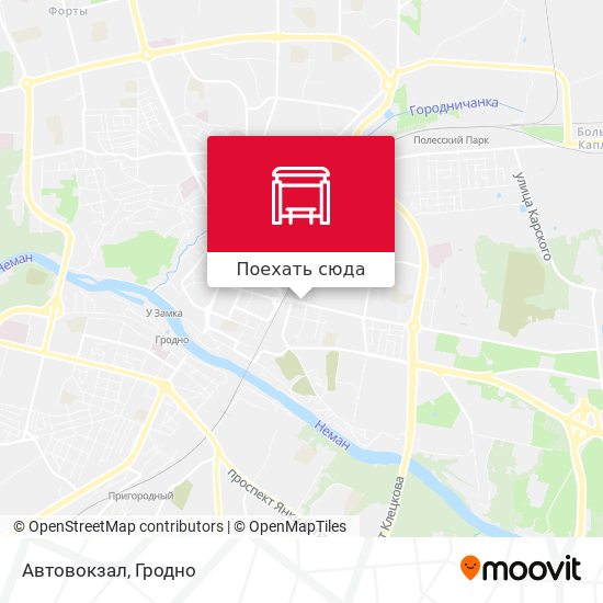 Карта Автовокзал