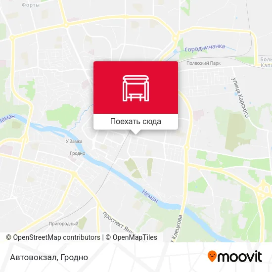 Карта Автовокзал