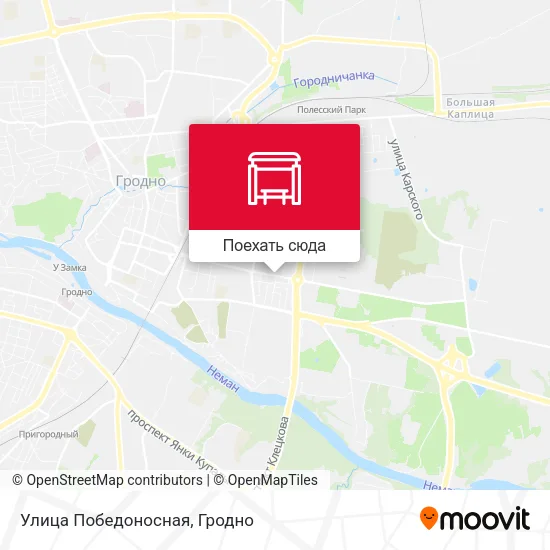 Карта Улица Победоносная