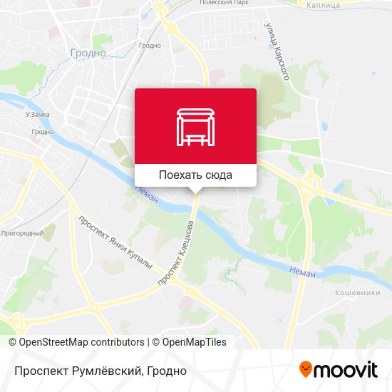Карта Проспект Румлёвский