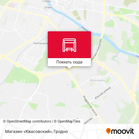 Карта Магазин «Квасовский»