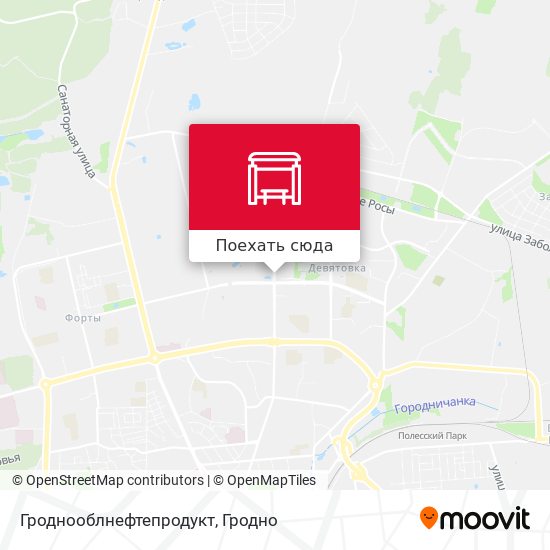 Карта Гроднооблнефтепродукт