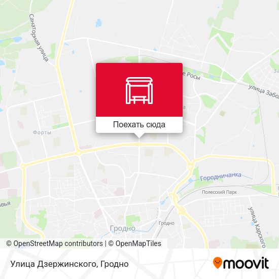 Карта Улица Дзержинского