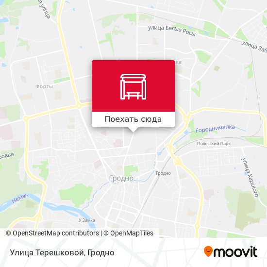 Карта Улица Терешковой