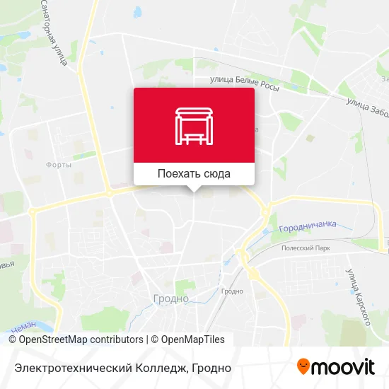 Карта Электротехнический Колледж