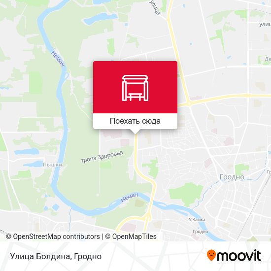Карта Улица Болдина