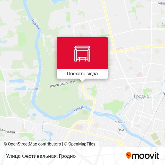 Карта Улица Фестивальная