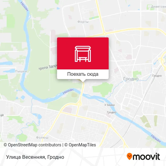 Карта Улица Весенняя