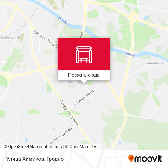 Карта Улица Химиков