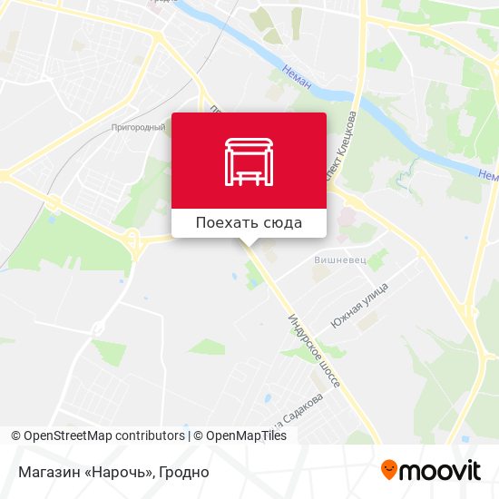 Карта Магазин «Нарочь»