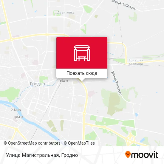 Карта Улица Магистральная